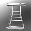 Modern Metal Storage Rack With Multi Tier Design For Home Organization
