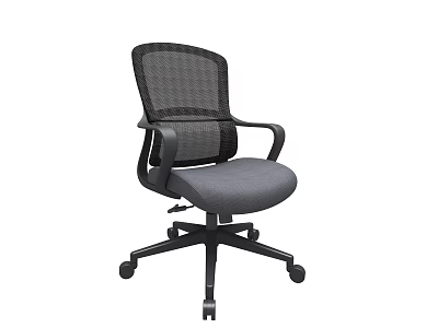 Ergonomic Office Chair With Mesh Back Armrests And Swivel Wheel Base 3d model