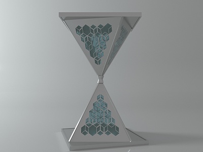 Creative decorative ornaments time hourglass model