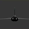 Modern Gray Fighter Jet Model With Yellow Cockpit And Aerodynamic Wings
