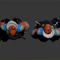 modern game character punk boy steampunk character steampunk character 3d model