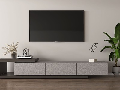 Modern TV Cabinet LCD TV Floor Cabinet 3d model