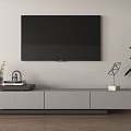 Modern TV Cabinet LCD TV Floor Cabinet 3d model