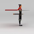 Mulan Game Characters Anime Characters Ancient Man 3d model