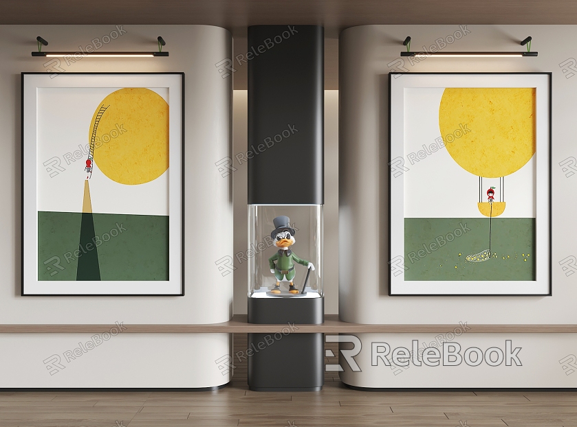 Cartoon Hanging Paintings Cartoon Hanging Paintings Children Hanging Paintings model