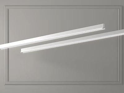 Unique shaped Pendant Light featuring Modern Linear Design And Metal Material For Indoor Lighting Decoration 3d model