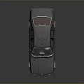 Blue BMW Sedan With Classic Design Silver Alloy Wheels And Shiny Surface On Dark Background