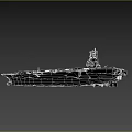 USS Enterprise CVN-80 aircraft carrier Ford-class aircraft carrier warship military vessel warship 3d model