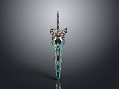 Officer Sword Long Sword Sheath Sword Samurai Sword Samurai Sword Accessories Soldier Sword Knight Sabre 3d model
