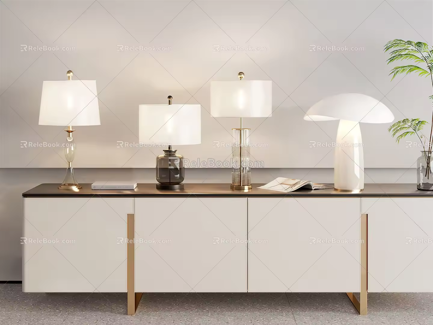 Modern Table Lamp Table Lamp Combination 3d model