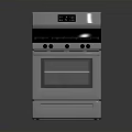 Modern Stainless Steel Gas Stove With Sleek Design Burners And Oven As Kitchen Appliance