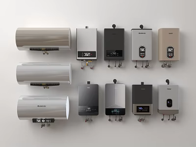 Water Heater Gas Water Heater Electric Water Heater Water Heater Combination 3d model