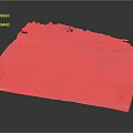 Geological Layered Formation Model Showcasing Rock Strata Soil And Natural Vegetation