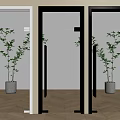 Modern Glass Swing Doors With Stylish Design For Home Interior Decor