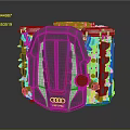 Modern generator gasoline generator diesel generator household generator 3d model