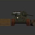 Industrial LOFT Tank World War II Tank World War I Tank Heavy Tank 3d model