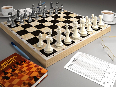 Modern Chess Coffee model