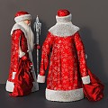 Other Santa Dolls Figurines New 3d model