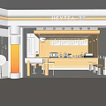 HEYTEA Milk Tea Shop Modern Storefront And Interior Design With Counter Seating And Lighting
