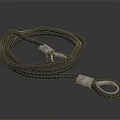 Car Tow Steel Cable Rope With Metal Hook Ends For Vehicle Recovery Use