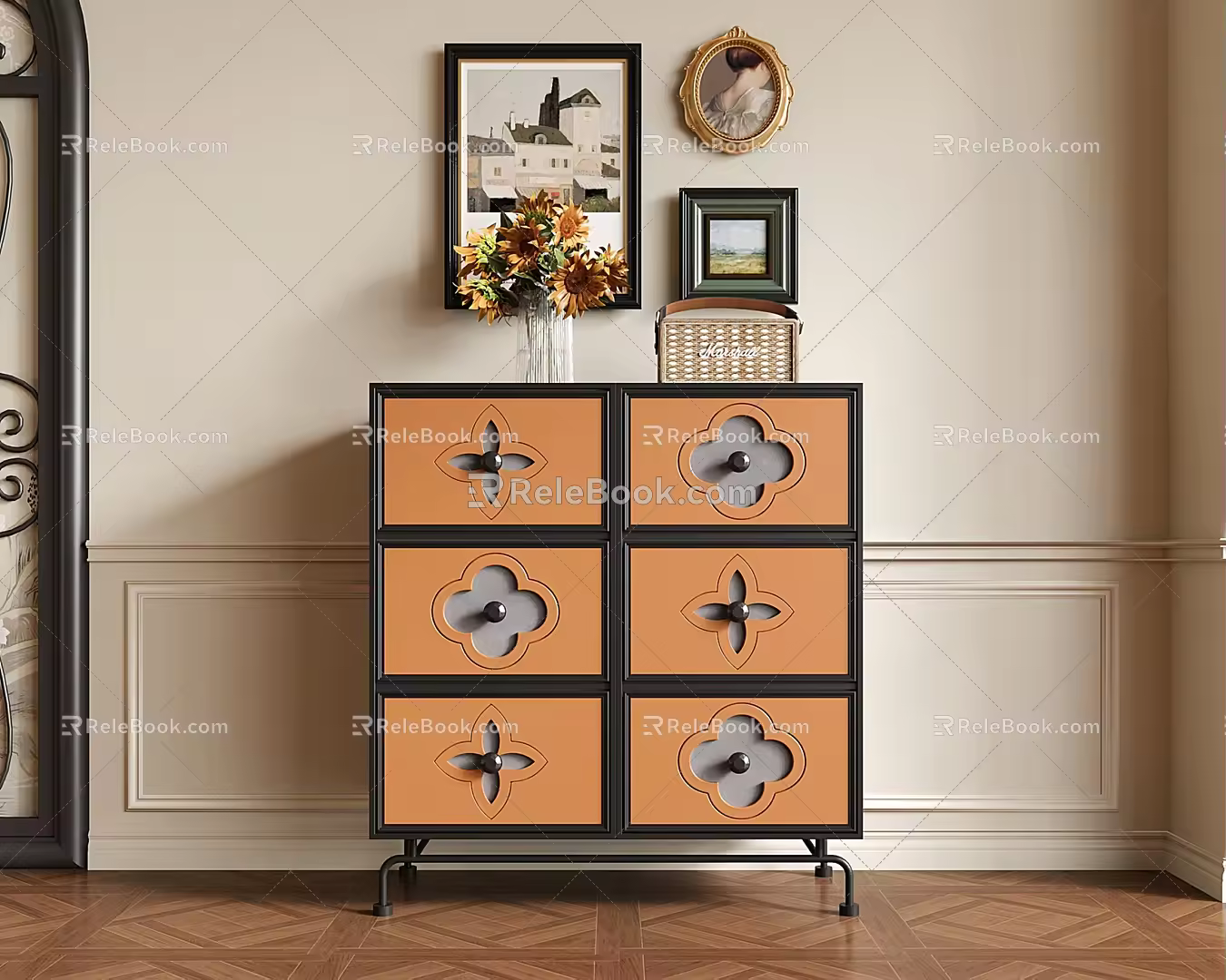 Side Cabinet 3d model