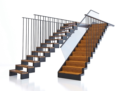 Modern Stairs 3d model