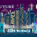 Science and Technology Future City Architecture Silhouette Activities Meichen Photographs Pour Card Cartoon Wall Decoration Science Fiction Plants 3d model