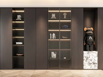 Modern Bookcase Decorative Cabinet (ID:ggajh799678)