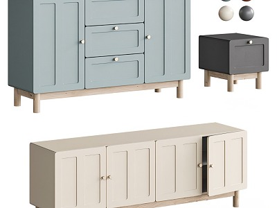 French Sideboard Cabinet model