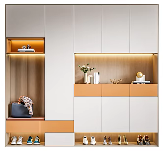 Modern shoe cabinet 3d model