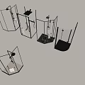 Contemporary Shower Enclosure Designs Featuring Glass Panels And Showerheads In Various Styles