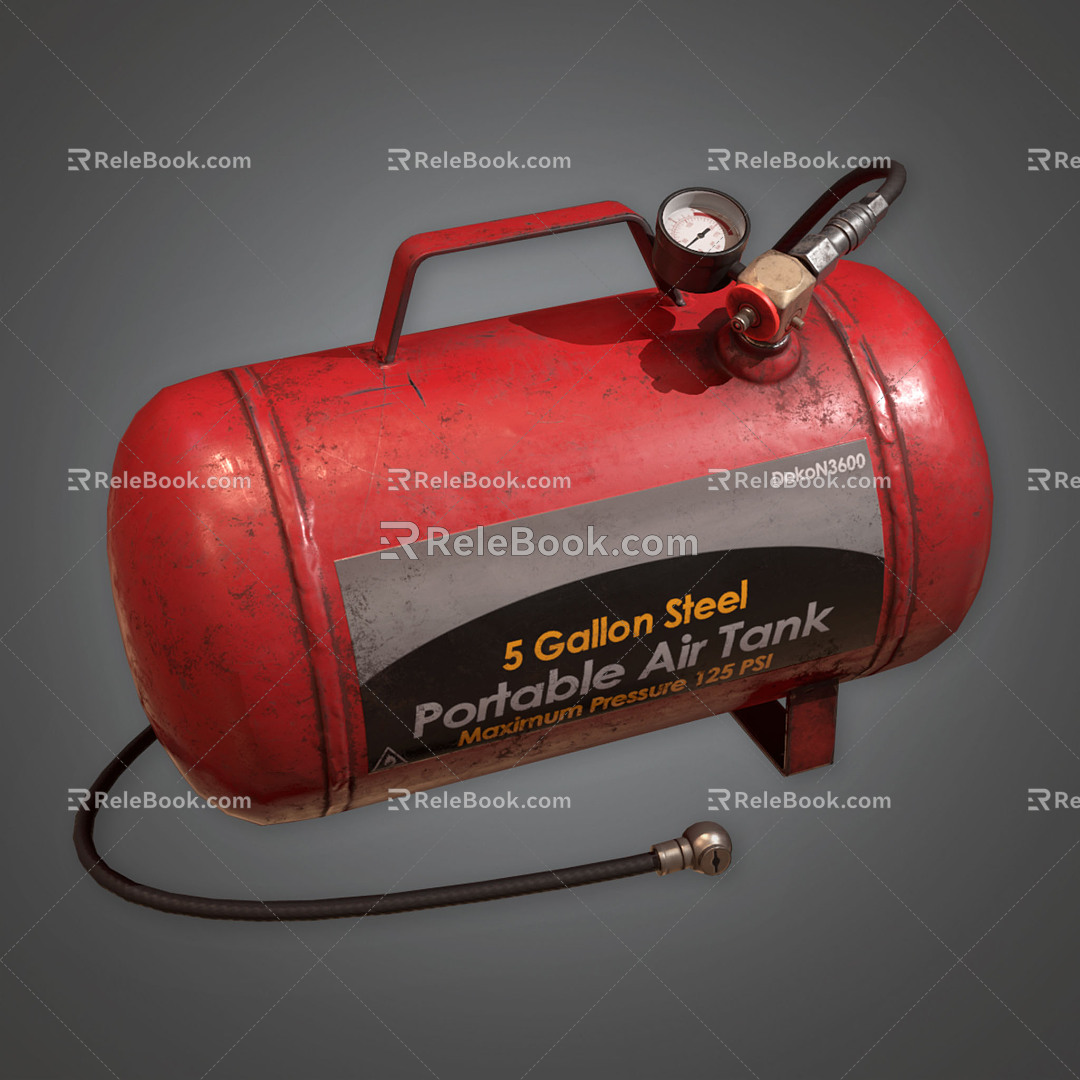 Modern Compressor Air Compressor 3d model