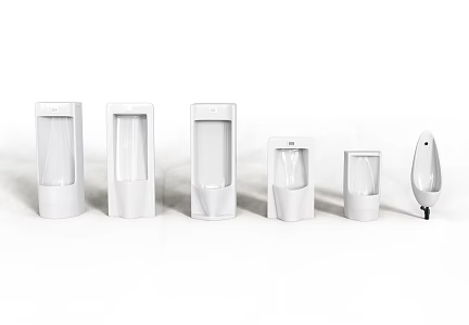 Modern urinal vertical urinal 3d model