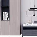 Modern bedside table 3d model