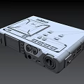 Professional Audio Player With Black Design Multiple Buttons And Digital