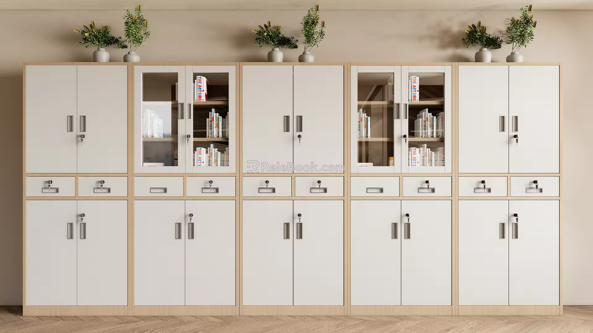 Simple File Cabinet File Cabinet 3d model