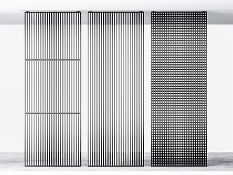 Glass door Rimadesio sliding door screen 3d model
