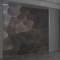 Modern background wall 3d model