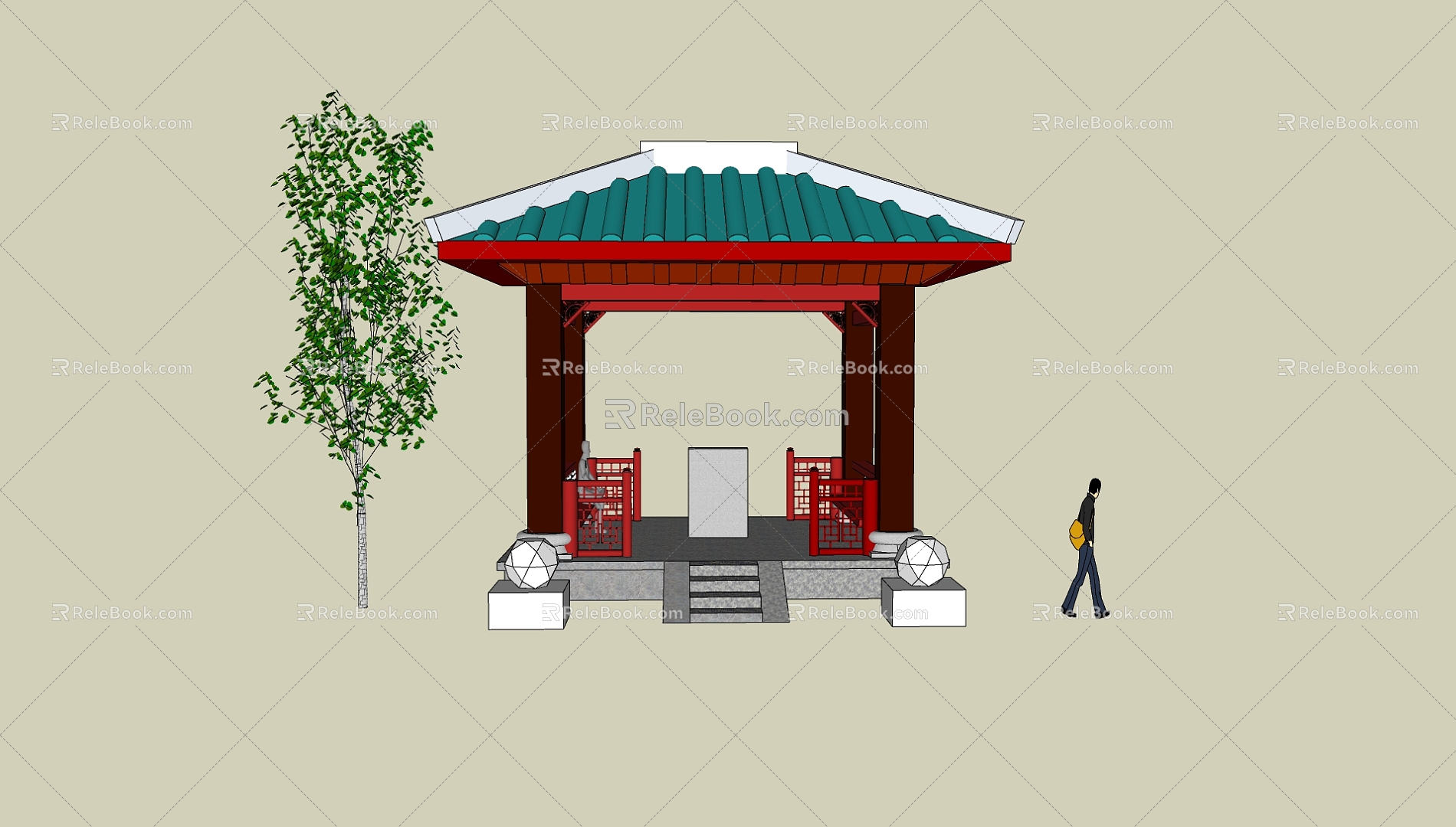 Pavilion 3d model