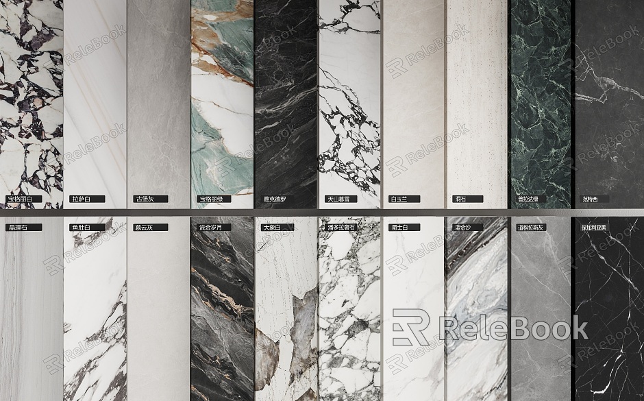 Marble Texture Wall Panel Stone Background Wall Rock Panel Ceramic Tile Stone Wall Trim Panel model