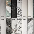 Modern Wall Panels With Various Marble And Wood Grain Textures For Home Interior Design