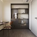 Modern study 3d model