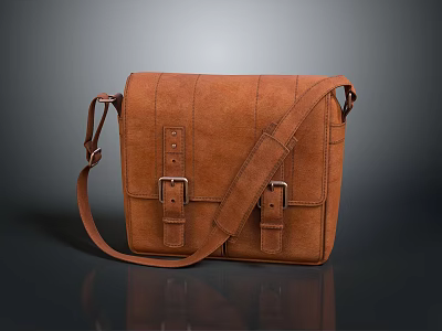 Bag Satchel Bag Collar Bag Leather Bag Realistic 3d model