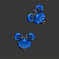 Modern Robot Toys 3d model