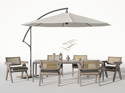 Modern outdoor tables and chairs model