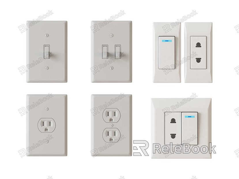 Modern socket outlet switch model