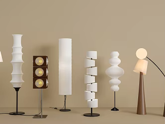 Floor Lamp Metal Floor Lamp Art Floor Lamp 3d model