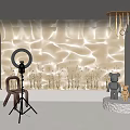 The water pattern lamp in the live broadcast room of the Internet red 3d model