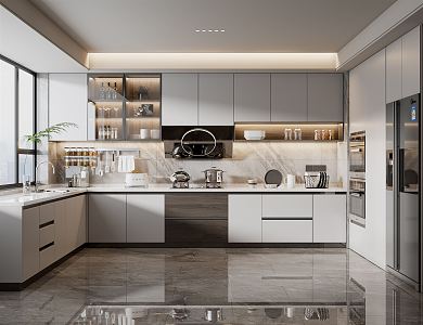 Modern Kitchen 3d model