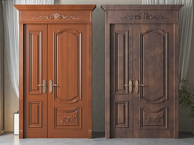 American Double Door Combination 3d model